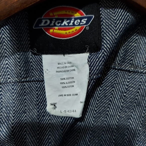 Dickies Fisher Stripe Cotton Coveralls Workwear Utility - Picture 10 of 15